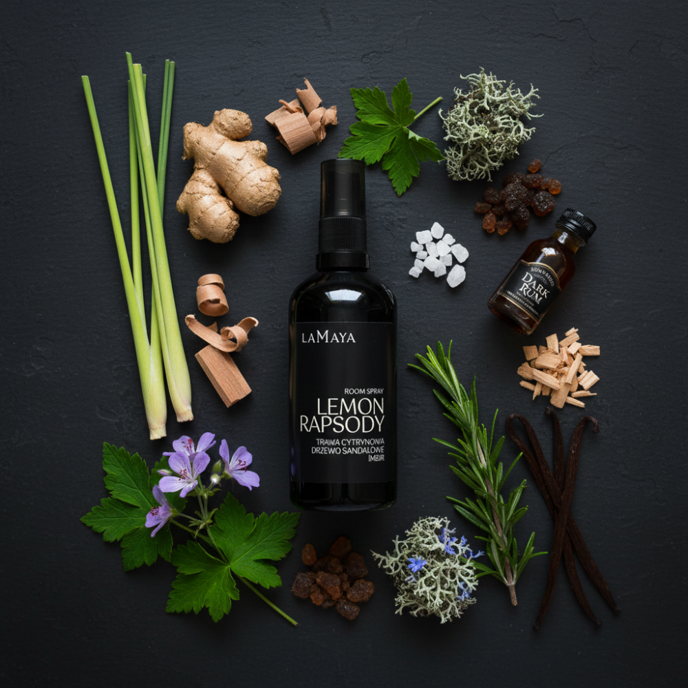 spray o zapachu trawy cytrynowej