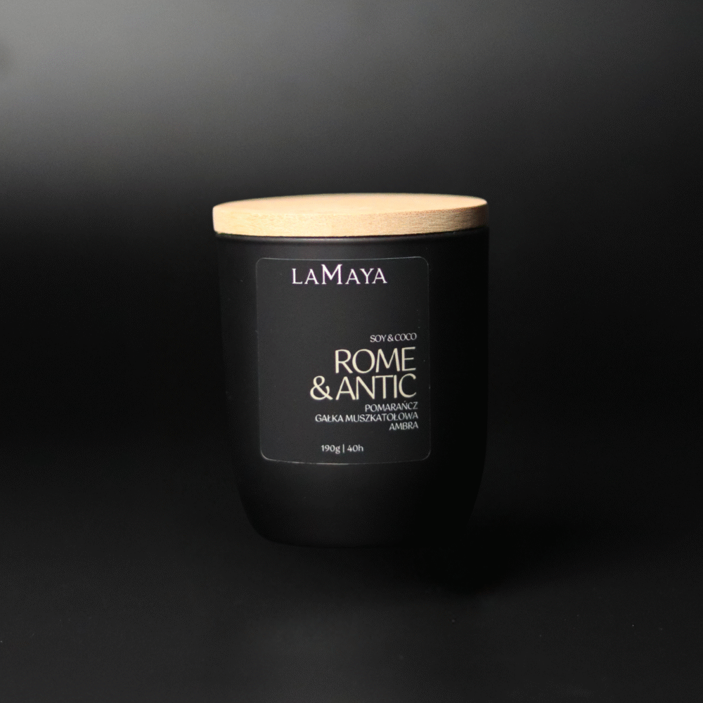 naturalna świeca zapachowa