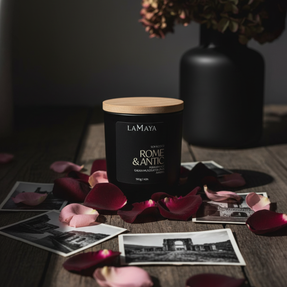 świeca o męskim zapachu