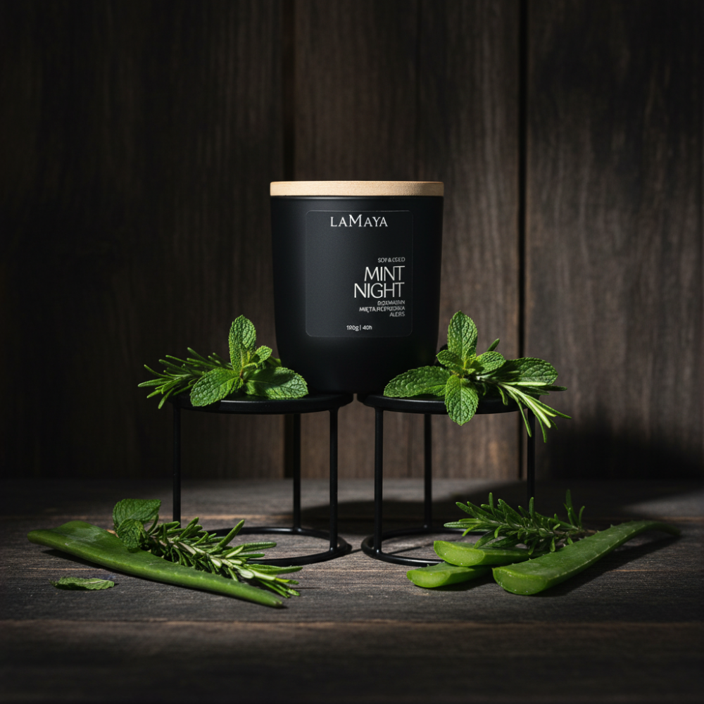 świeca o zapachu aloesu