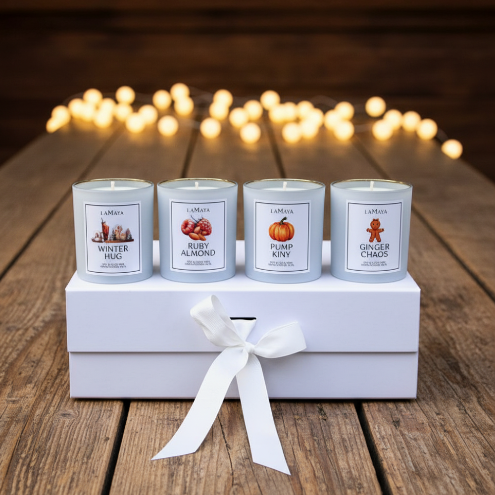 świąteczny zestaw świec